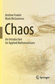 Chaos an introduction for applied mathematics