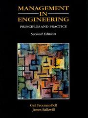 Management in engineering principles and practice