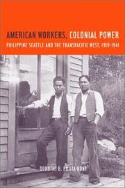 American workers, colonial power Philippine Seattle and the Transpacific West, 1919-1941