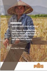 Land tenure, access to credit, and agricultural performance of agrarian reform beneficiaries, farmer-beneficiaries, and other rural workers