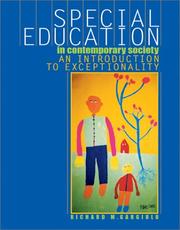 Special education in contemporary society an introduction to exceptionality