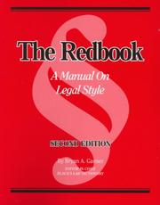 The redbook a manual on legal style