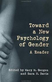 Toward a new psychology of gender