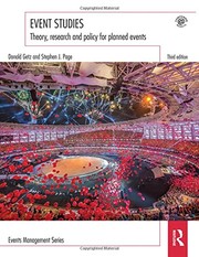 Event studies theory, research, and policy for planned events