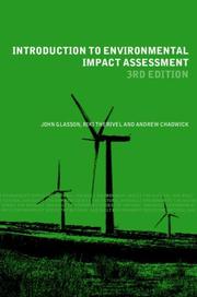 Introduction to environmental impact assessment.