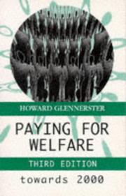 Paying for welfare towards 2000