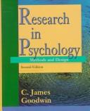 Research in psychology methods and design