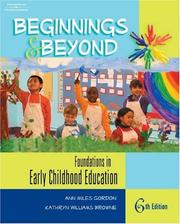 Beginnings & beyond foundations in early childhood education