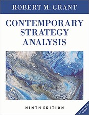 Contemporary strategy analysis text and cases