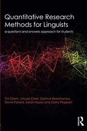 Quantitative research methods for linguists a questions and answers approach for students