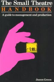 The small theatre handbook a guide to management and production
