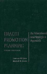 Health promotion planning an educational and ecological approach