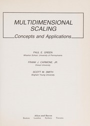 Multidimensional scaling concepts and applications