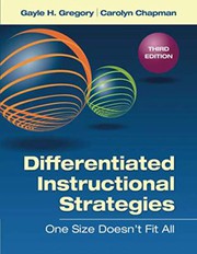 Differentiated instructional strategies one size doesn't fit all