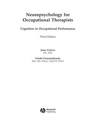 Neuropsychology for occupational therapists cognition in occupational performance