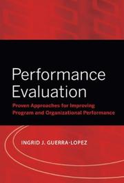 Performance evaluation proven approaches for improving program and organizational performance