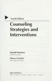 Counseling strategies and interventions