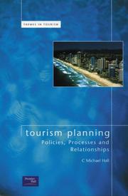 Tourism planning policies, processes and relationships