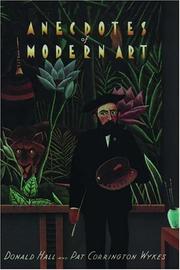 Anecdotes of modern art from Rousseau to Warhol