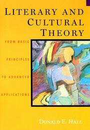 Literary and cultural theory from basic principles to advanced applications