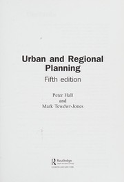 Urban and regional planning