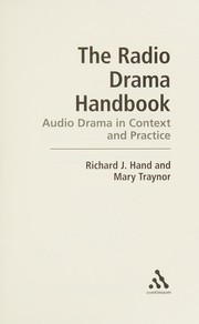 The radio drama handbook audio drama in context and practice