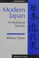 Modern Japan a historical survey