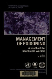 Management of poisoning a handbook for health care workers