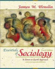 Essentials of sociology a down-to-earth approach