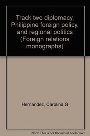 Track two diplomacy, Philippine foreign policy, and regional politics