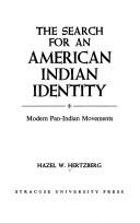 The search for an American Indian identity modern Pan-Indian movements