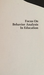 Focus on behavior analysis in education