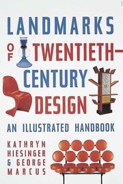 Landmarks of twentieth-century design an illustrated handbook