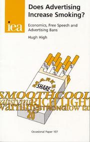 Does advertising increase smoking economics, free speech and advertising bans