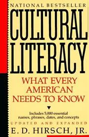 Cultural literacy what every American needs to know