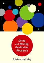 Doing and writing qualitative research