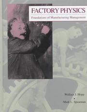Factory physics foundations of manufacturing management