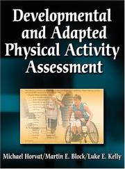 Developmental and adapted physical activity assessment