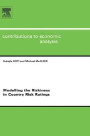 Modelling the riskiness in country risk ratings