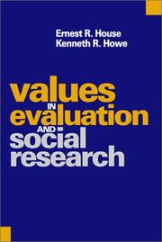 Values in evaluation and social research