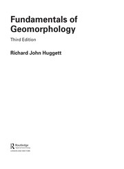 Fundamentals of geomorphology