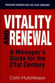 Vitality and renewal a manager's guide for the 21st century