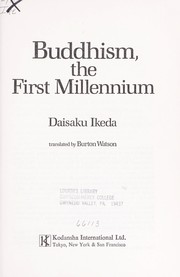 Buddhism, the first millennium