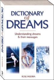 Dictionary of dreams understanding dreams and their messages