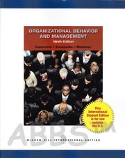 Organizational behavior and management