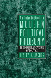 An introduction to modern political philosophy the democratic vision of politics