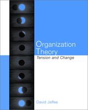 Organization theory tension and change