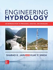 Engineering hydrology an introduction to processes, analysis, and modeling