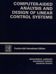 Computer-aided analysis and design of linear control systems