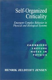 Self-organized criticality emergent complex behavior in physical and biological systems.